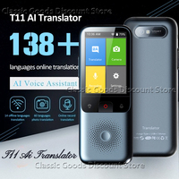 New Translation Camera Device T11 Real-Time Smart Voice Photo Translator 1500mA 138 Languages Portable Text Voice Translator