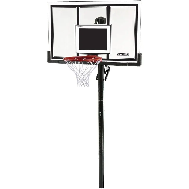 Adjustable Basketball Hoop (54-Inch Polycarbonate)