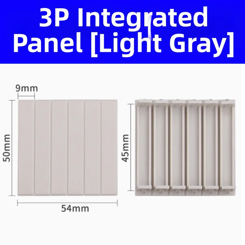 Fuse Box Accessories 54*50mm Panel Slot Covers Tool-free Installation Clip-in Removal Dust Protection For Renovations