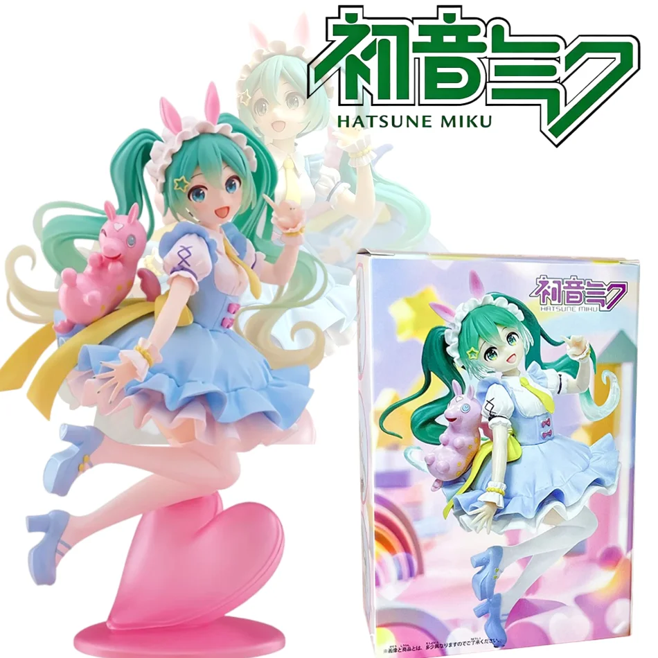 7,87 Zoll Hatsune Miku Anime-Figur Kawaii Märchen-Miku Actionfigur Lollipop-Mädchen Figurine PVC Sammlermodell Puppe Spielzeug