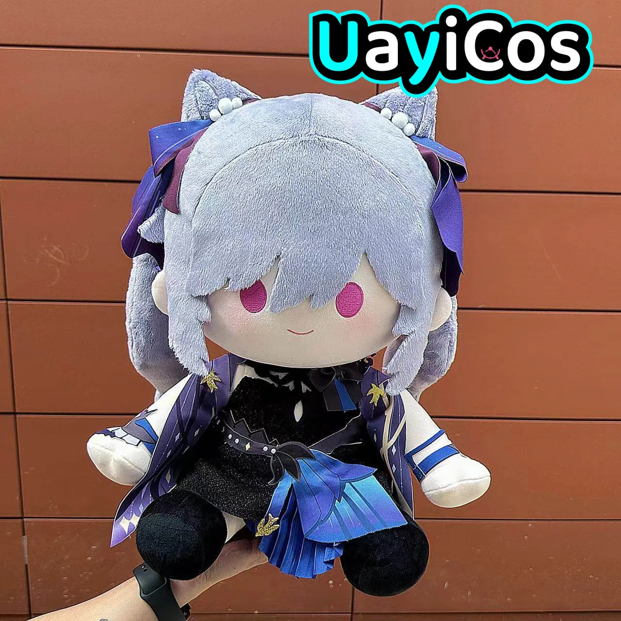 

In Stock 40cm Genshin Impact Keqing Stuffed Plushie Doll Clothes Pillow Cartoon Ornament Anime Figure Game Toy Kids Gifts Co