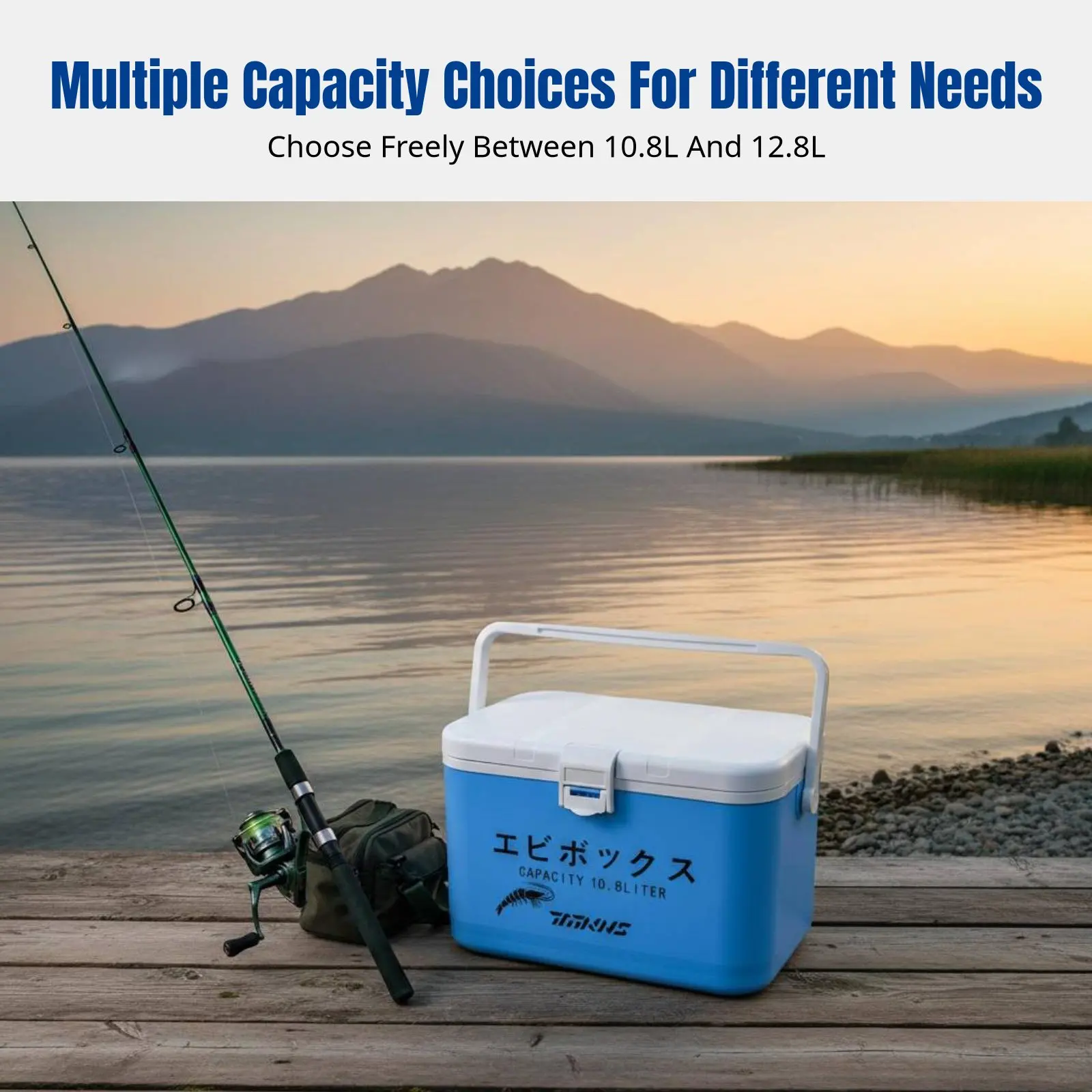 

Мини-ящик для рыболовных снастей, портативный многофункциональный контейнер для креветок, легкий изолированный ящик для рыбы, для использования на открытом воздухе