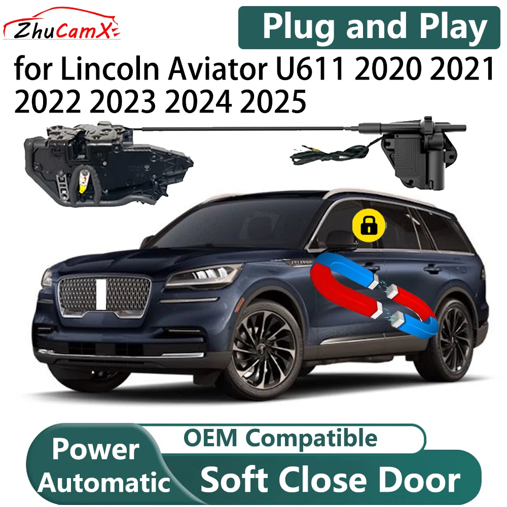 

for Lincoln Aviator U611 2020 2021 2022 2023 2024 2025 Automatic Electric Soft Close Door Closer Power Comfort Closing System