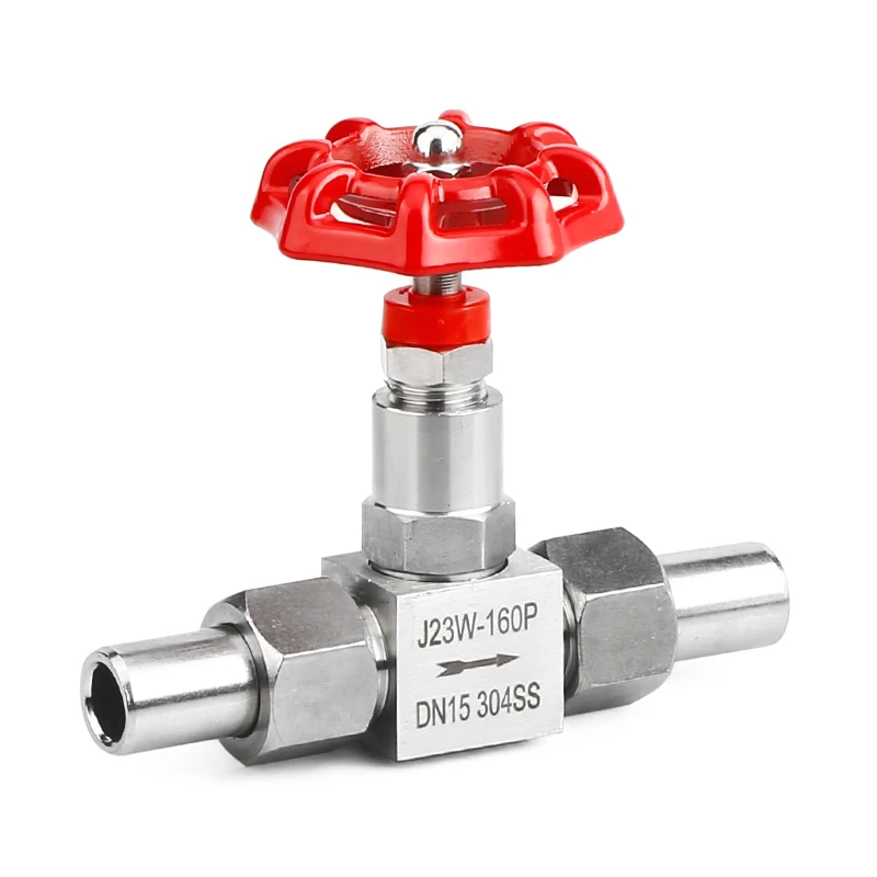 Stainless Steel High Pressure Welding Type Needle Valve J23W-160P DN6 DN8 DN10 DN15 DN20 DN25 DN32 Globe Valve