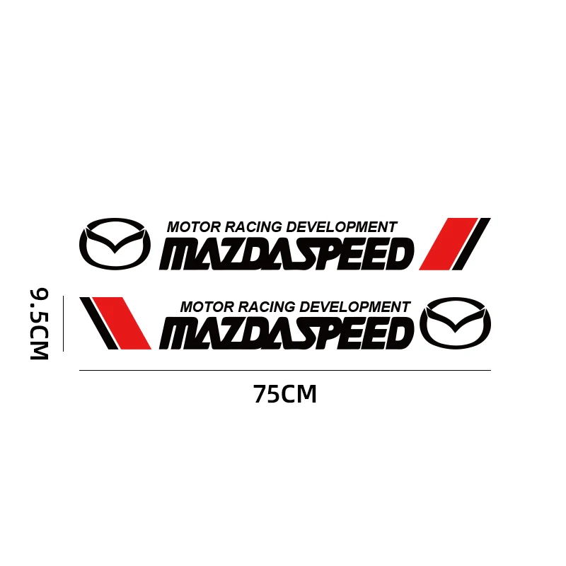 2pcs Car Body Side Door Decor Decal Stickers For Mazda 3 6 Atenza Axela Demio CX3 CX5 MP MS RX8 Car Stickers