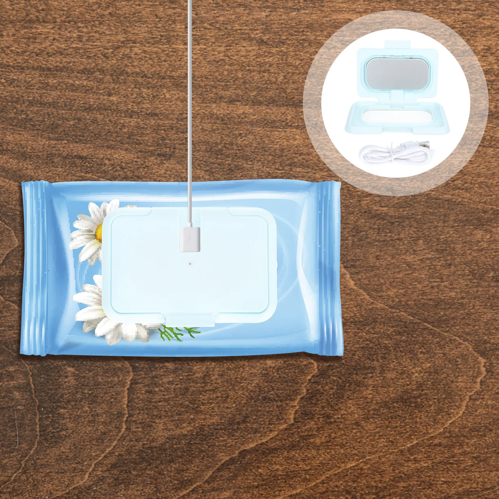 1Pcs Kids Wipes Tissue Warmer Gentle Heat Technology Prevent Cold Wipes Calm Fussy Babies Universal Fit Compact Home Travel