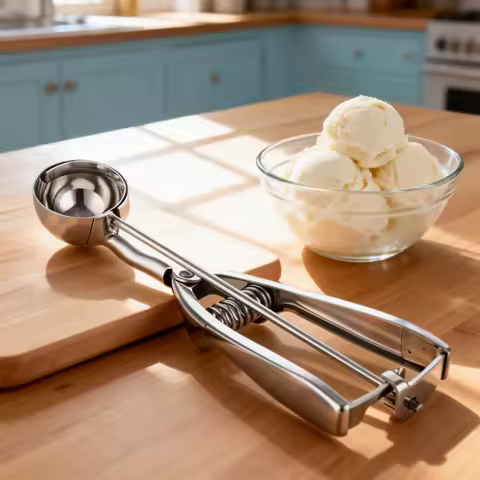 Kitchen Stainless Steel Ice Cream Scoop Ball Digger 4 5 6cm Size Easy Demoulding Handmade Ice Cube Mold Kitchen Tool Accessories