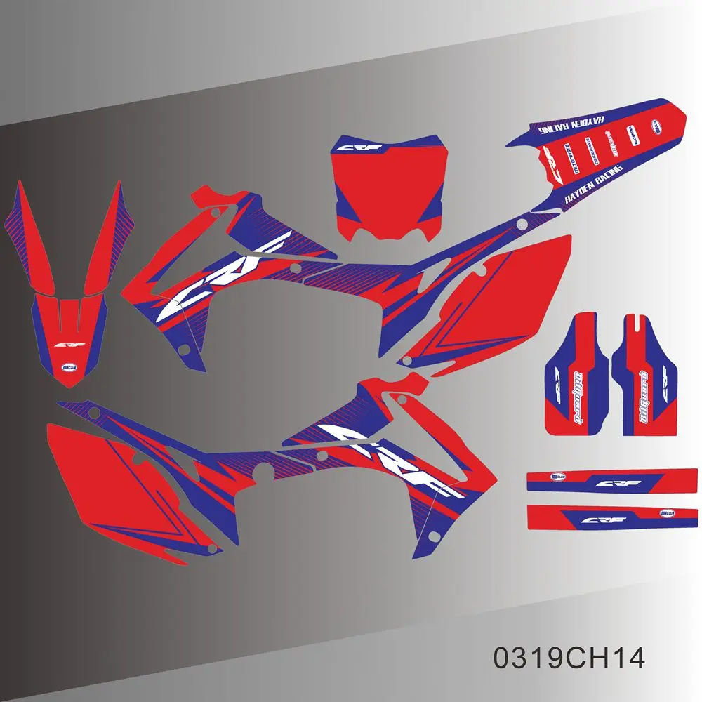 For HONDA CRF250 CRF 250 2014 2015 2016 2017 CRF450 CRF 450 2013 2014 2015 2016 Graphics Decals Stickers Motorcycle Background