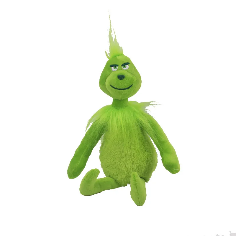 عيد الميلاد الرسوم المتحركة الطرفية لطيف اللعب غرفة الديكور الأخضر الوحش Grinch الكرتون دمية على شكل حيوان هدية عيد ميلاد الأطفال عيد الميلاد