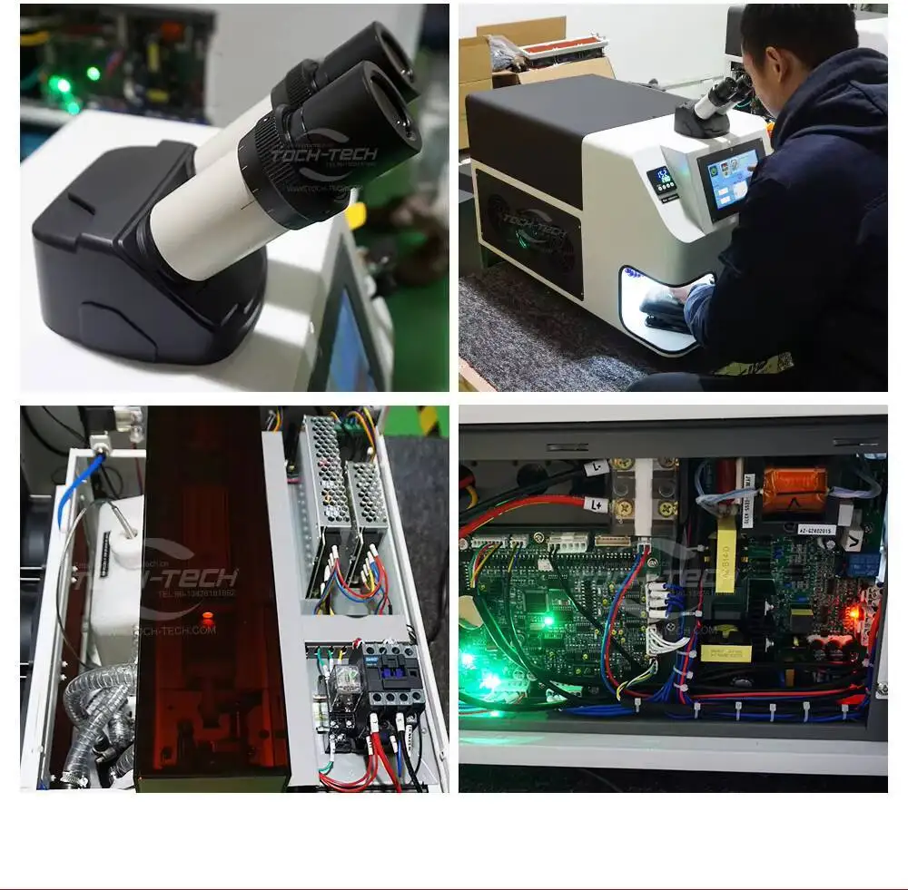 High Precision 150W 200W Jewelry Welder Portable Gold Sier Chain Laser Spot Welding Soldering Repairing Hine
