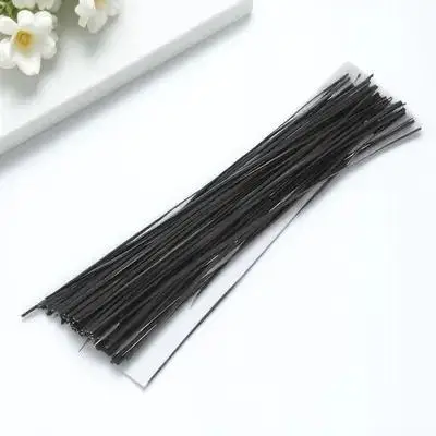 

500pcs Cable Ties Black Wire Management Gardening Reusable Plastic Coated Strong Flexible Iron Wire for Home