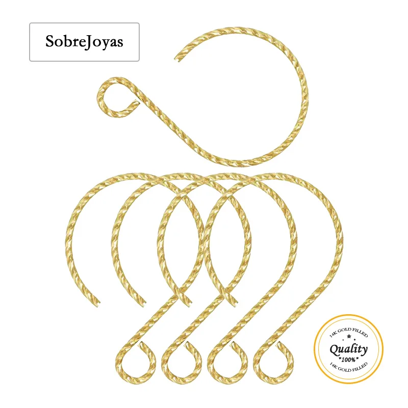 

14 К позолоченный блестящий воздушный шар для ушей диаметром 0,81 мм для серег «сделай сам», аксессуары для изготовления ювелирных изделий