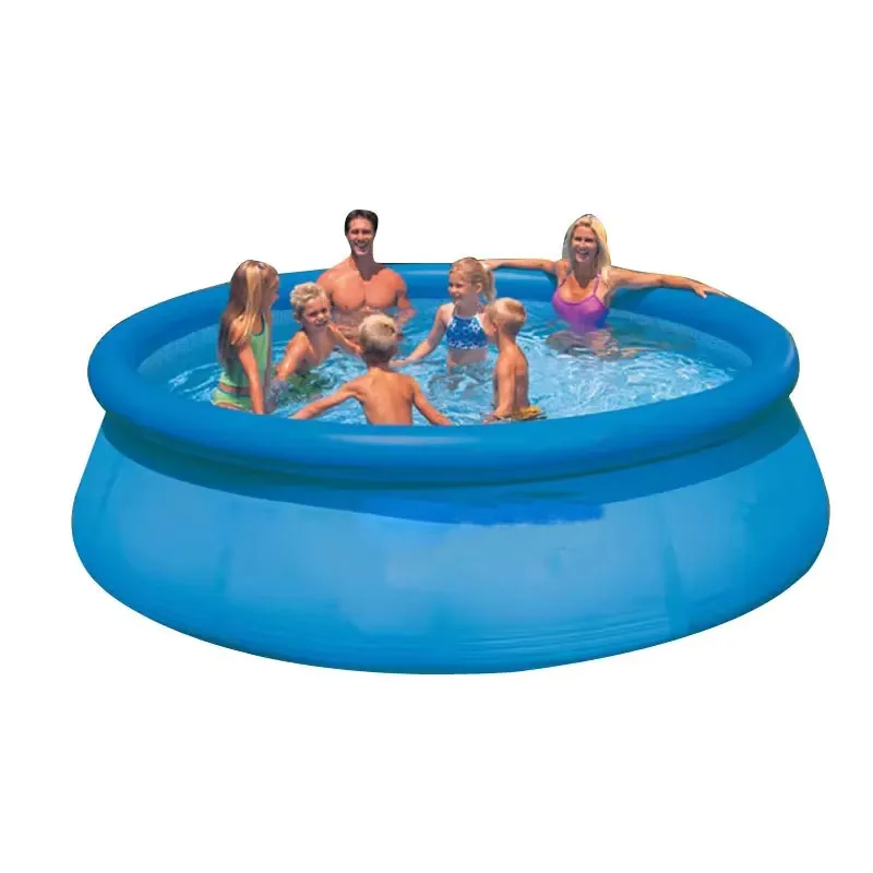 Piscina inflável de 6/8/10 pés – perfeita para crianças e adultos |   Piscina gigante de verão para entretenimento doméstico e de jardim
