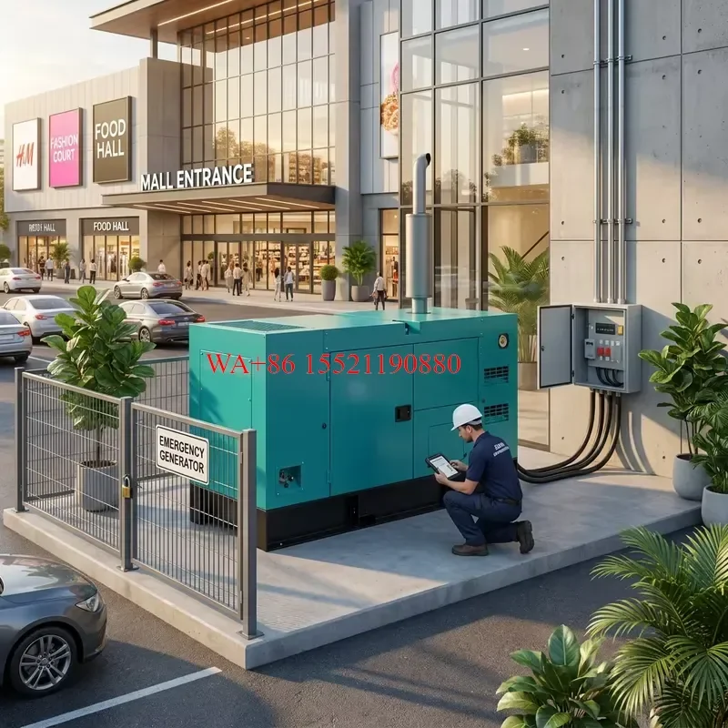 WMWMNU 75kVA 60kW Super Silent Diesel Generator for Cummins 3 Phase 400/230V 50Hz for Shopping Mall Factory Home Community CE