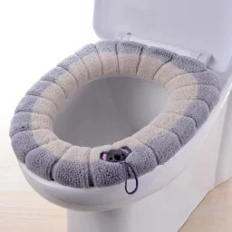 1Pcs Bathroom Toilet Seat Cover Soft Warmer Washable Mat Cover Pad Cushion Seat