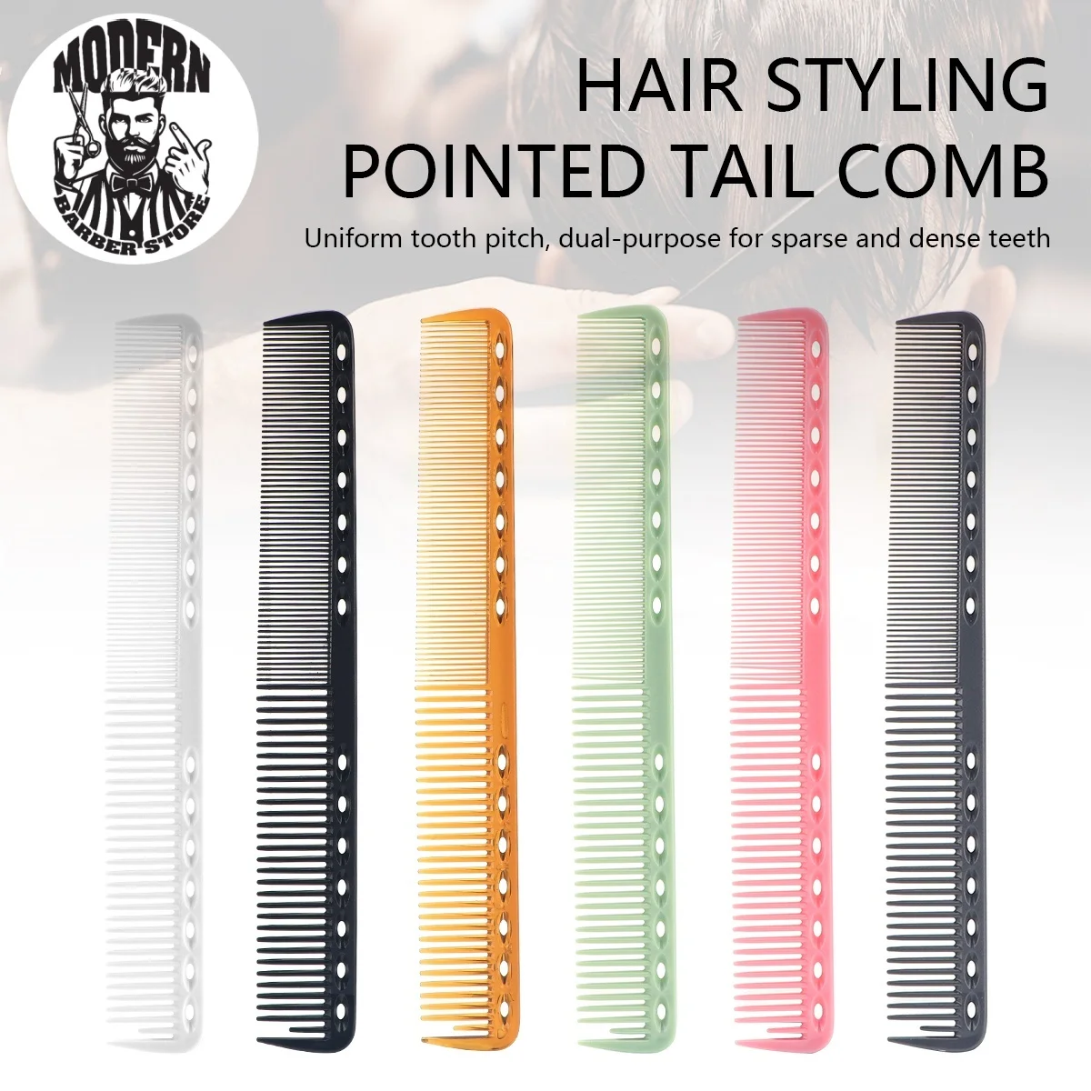 

Professional Barber accessories Hair Comb Anti-static Barbers Comb Ultra Thin Hair Brush Cut Hair Household Styling Tool