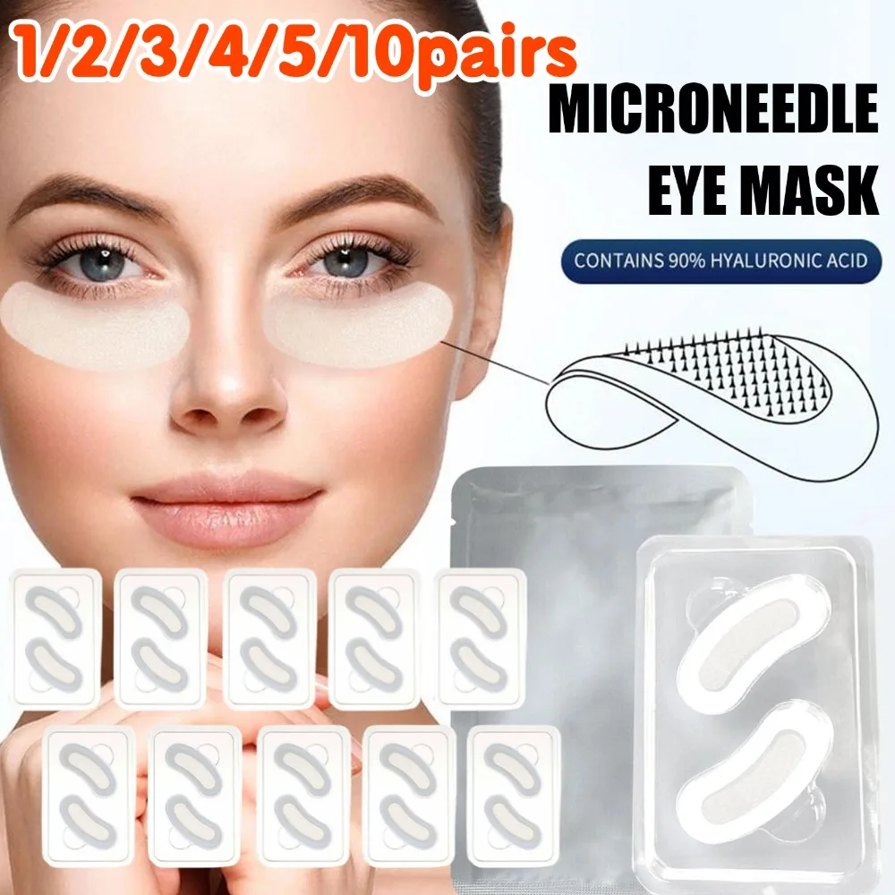 

0.2mm Micro-needle Eye Patch Mask with Hyaluronic Acid & Collagen for Anti-Wrinkle&Dark Circle Deep Hydration Eye Mask Eye Care