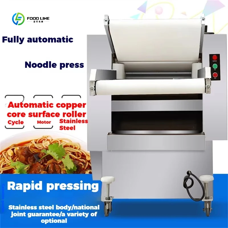 Piccola pressa per pasta per pizza e farina in acciaio inossidabile Nuova condizione per appiattire la sfogliatrice per pasta di grano