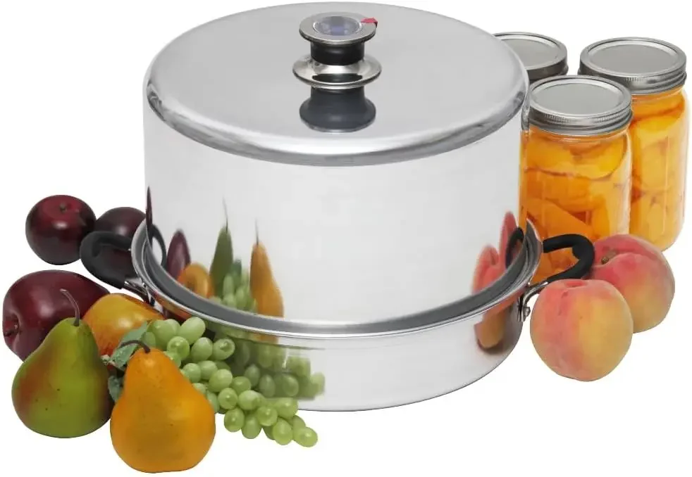 Canner with Temperature Indicator (Aluminum Steam Canner)