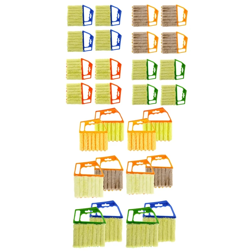 Handheld Blind Cleaner Brush, removedor de poeira para ar condicionado, ventilação do carro, ventilador, persianas, cortina do obturador, as melhores ofertas, 4pcs