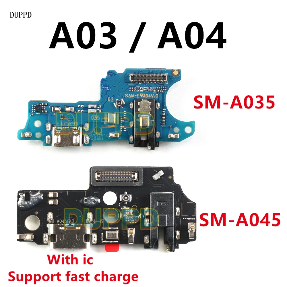 

USB Charge Port Jack Dock Connector Charging Board Flex Cable For Samsung Galaxy A04 SM-A045 A03 SM-A035 A035F A045F