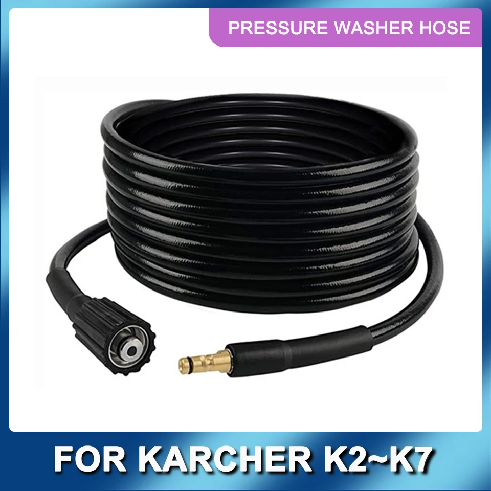 Manguera de limpieza de alta presión para Karcher, pistola de lanza de lavado de K2-K7, Conector de boquillas de manguera rápida, tubería a prueba