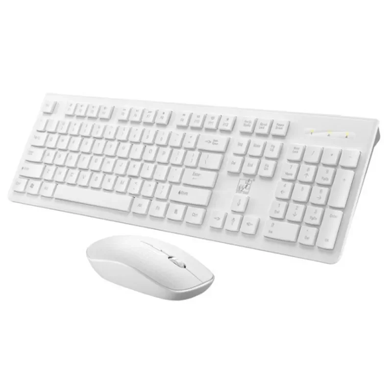 

Fashion Good Quality Wireless Keyboard Mouse Combo Set Business Office Chocolate Ultra-thin Notebook Keyboard Mouse Set