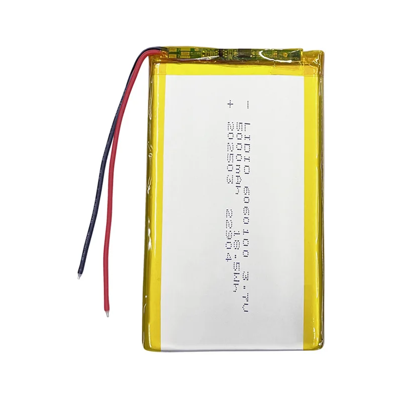 6060100 3.7V 5000mAh High Capacity Polymer Lithium Battery for Intercom Hair Removal E-books