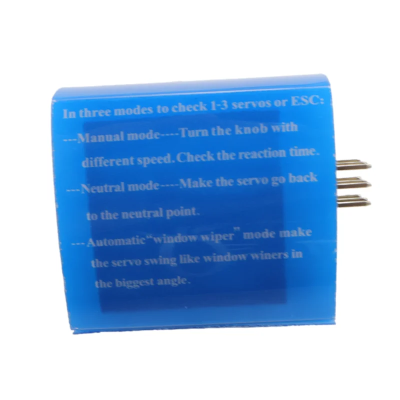 5 stks Multi Servo Tester 3CH ECS Consistentie Snelheidsregelaar Power Channel Meter Master Checker RC Helicopter Onderdelen
