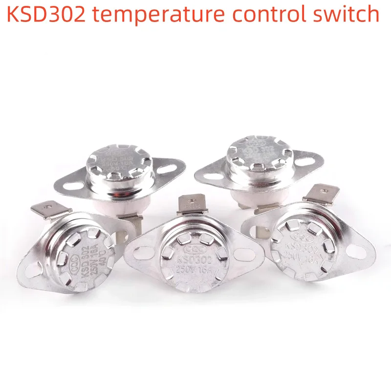 

Normally open KSD302 16A 250V 40-180 Degree Ceramic KSD301 Normally Closed Temperature Switch Thermostat 45 55 60 65 70 75 80 85