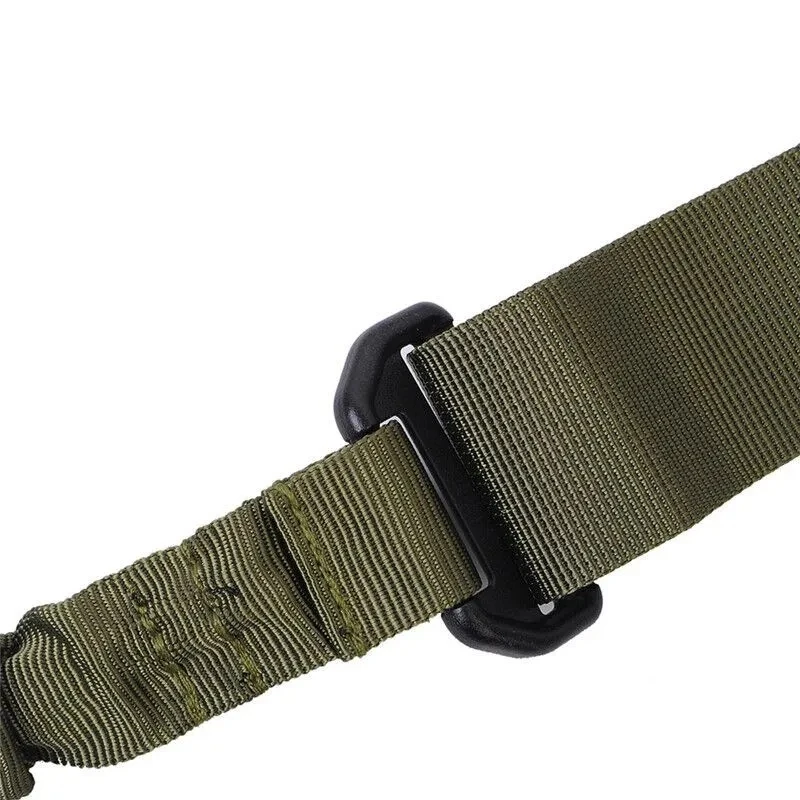 Tactical 2 Point Sling Shoulder Strap Outdoor Rifle Sling Shoulder Strap Metal Buckle Belt Hunting Accessories Tactical Gear