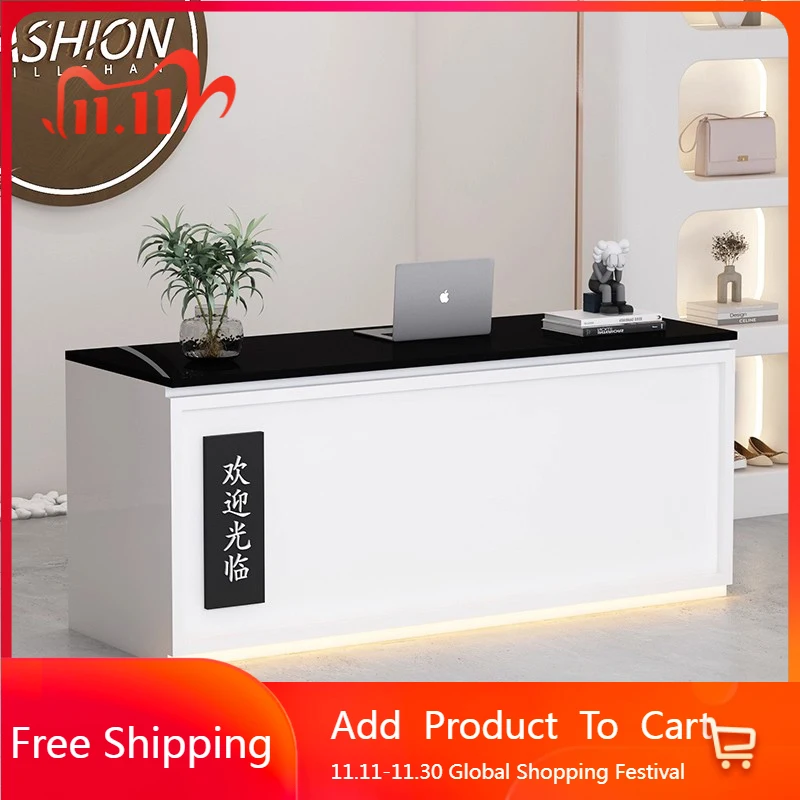 

Company Shop Reception Desks Modern Beauty Luxury Bar Restaurant Design Reception Desks Executive Mostrador Lounge Furniture
