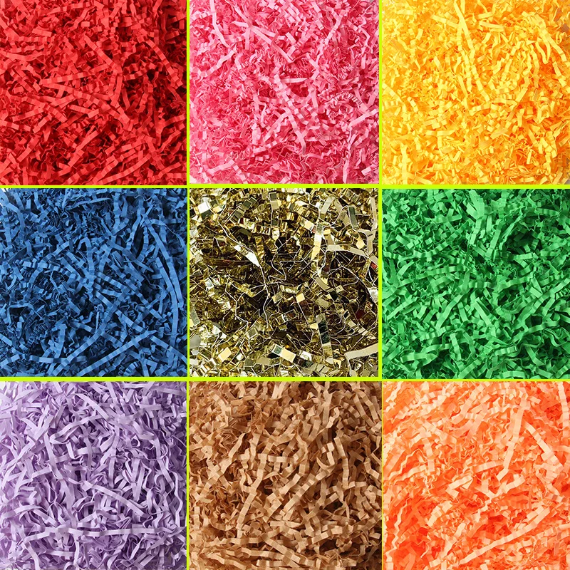 Geschreddertes Papierfüllmaterial 100-500g für Geschenkboxen & Körbe, Schmuck, Kerzen und Kleinunternehmen-Verpackungen – Detail 4