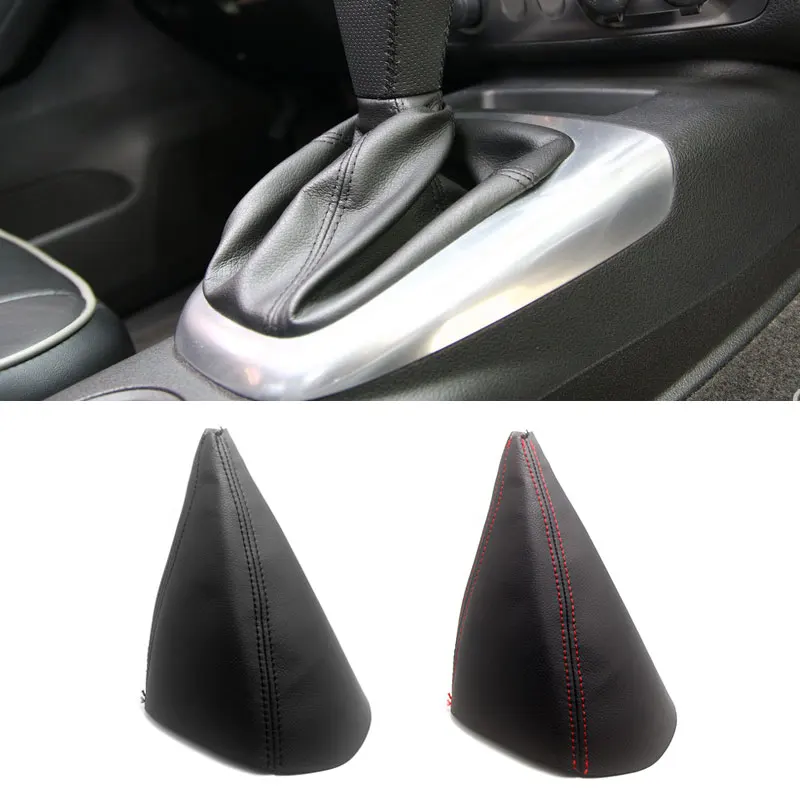 Para Hummer H3 2005 2006 2007 2008 2009 2010 2011 cuero de microfibra Control central de coche cambio de marchas cubierta de repuesto de polvo embellecedor