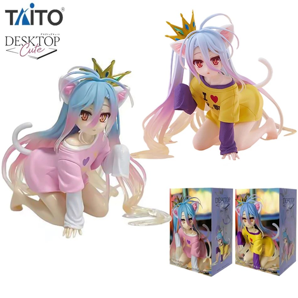 

Anime TAiTO NO GAME NO LIFE Shiro PVC Figures Desktop Cute Ornaments Collection Models Toys Desktop Cute Holiday Gifts In Stock