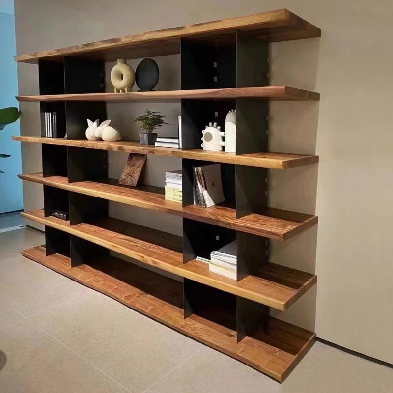 

Customizable Office Raw Wood Bookshelf Shelf