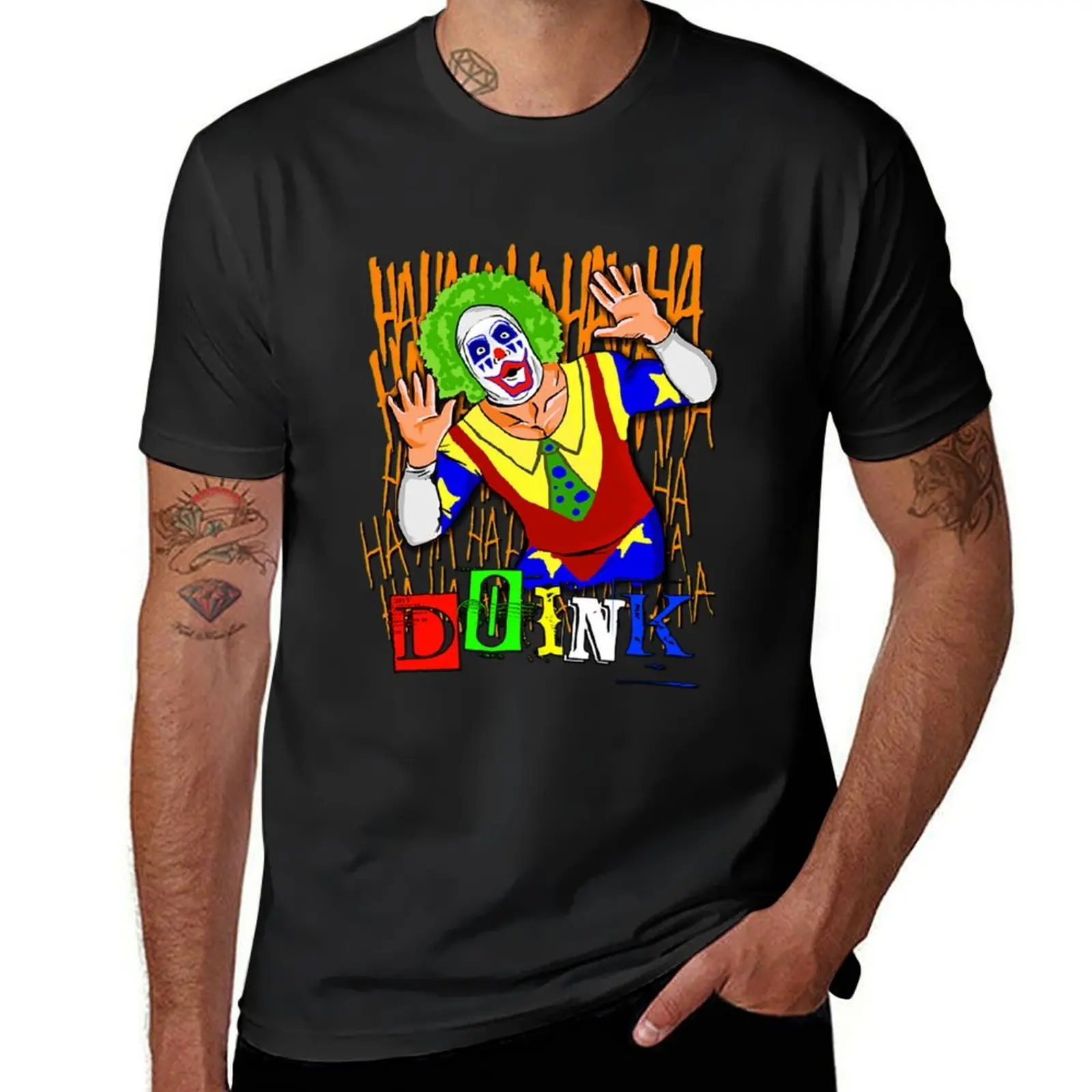 Doink The Clown Doink T-Shirt plus size tops sports fans customs Men's clothing