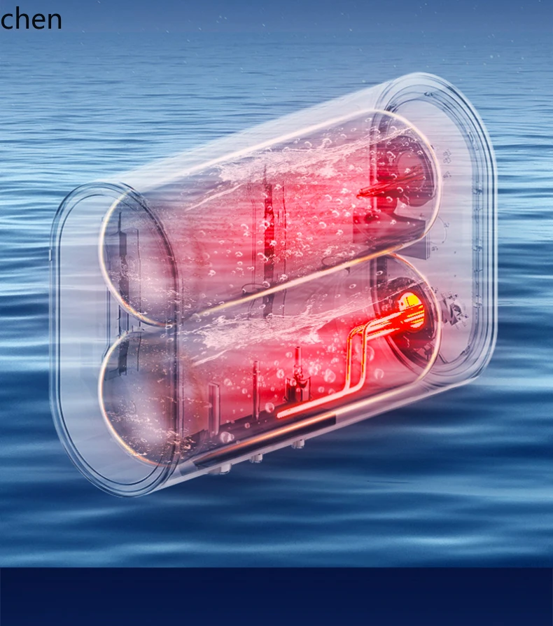 ZML riscaldatore elettrico domestico 50 litri 60 litri 80 litri secchio piatto tipo di stoccaggio dell'acqua riscaldamento rapido doppio serbatoio bagno