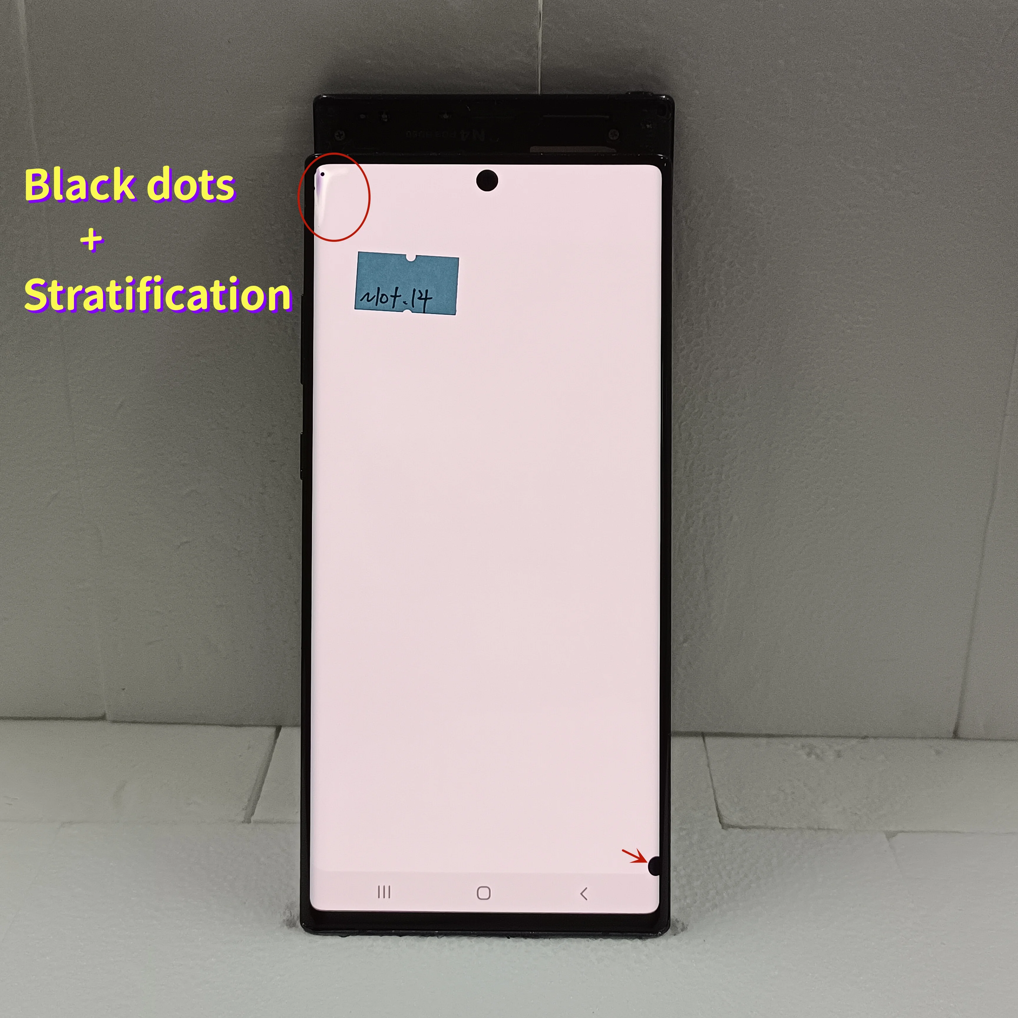 100% Test AMOLED Note10+ Lcd For Samsung Galaxy Note 10 Plus N975 N9750 Display Touch Digitizer Assembly 5g N976b With Defects