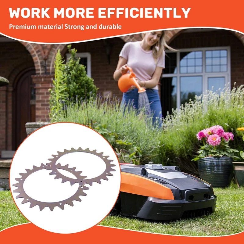Acessórios para cortador de grama, pinos de roda de tração de 205 mm para cortador de robô Worx Landroid série S&M