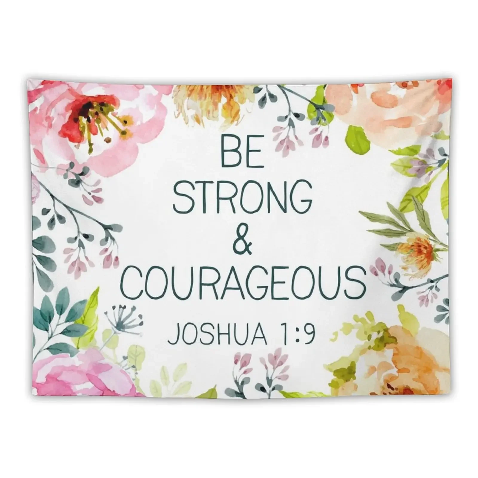 

Be strong & courageous Tapestry Decoration Home Nordic Home Decor Room Decoration Aesthetic Tapestry