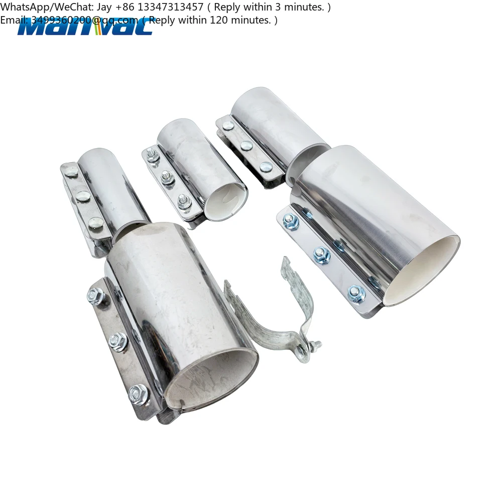 

Соединитель для вакуумных трубок 2 дюйма (51 мм) из нержавеющей стали, пневматический компрессионный фитинг, соединитель для труб из нержавеющей стали