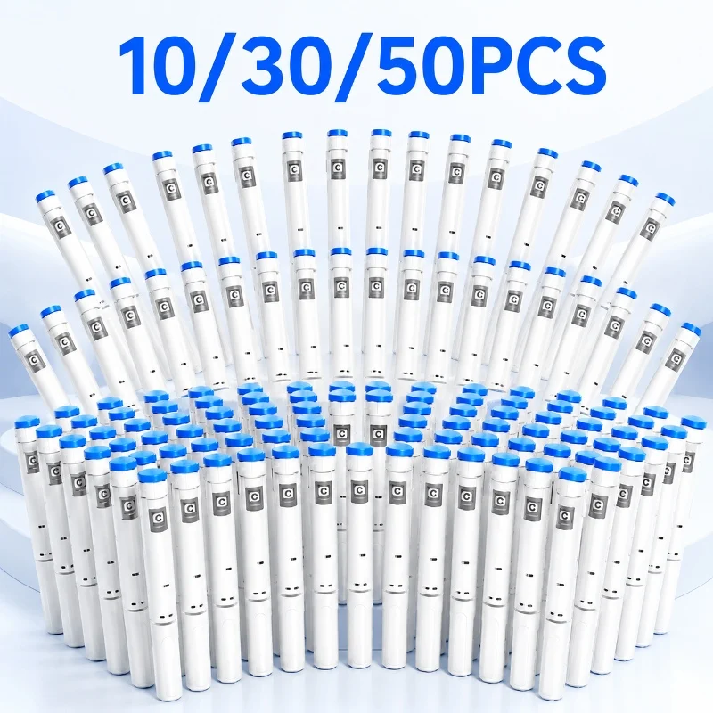 10/30/50Pcs Disposable Adjustable Insulin Injector Pen Kit Insulin ...