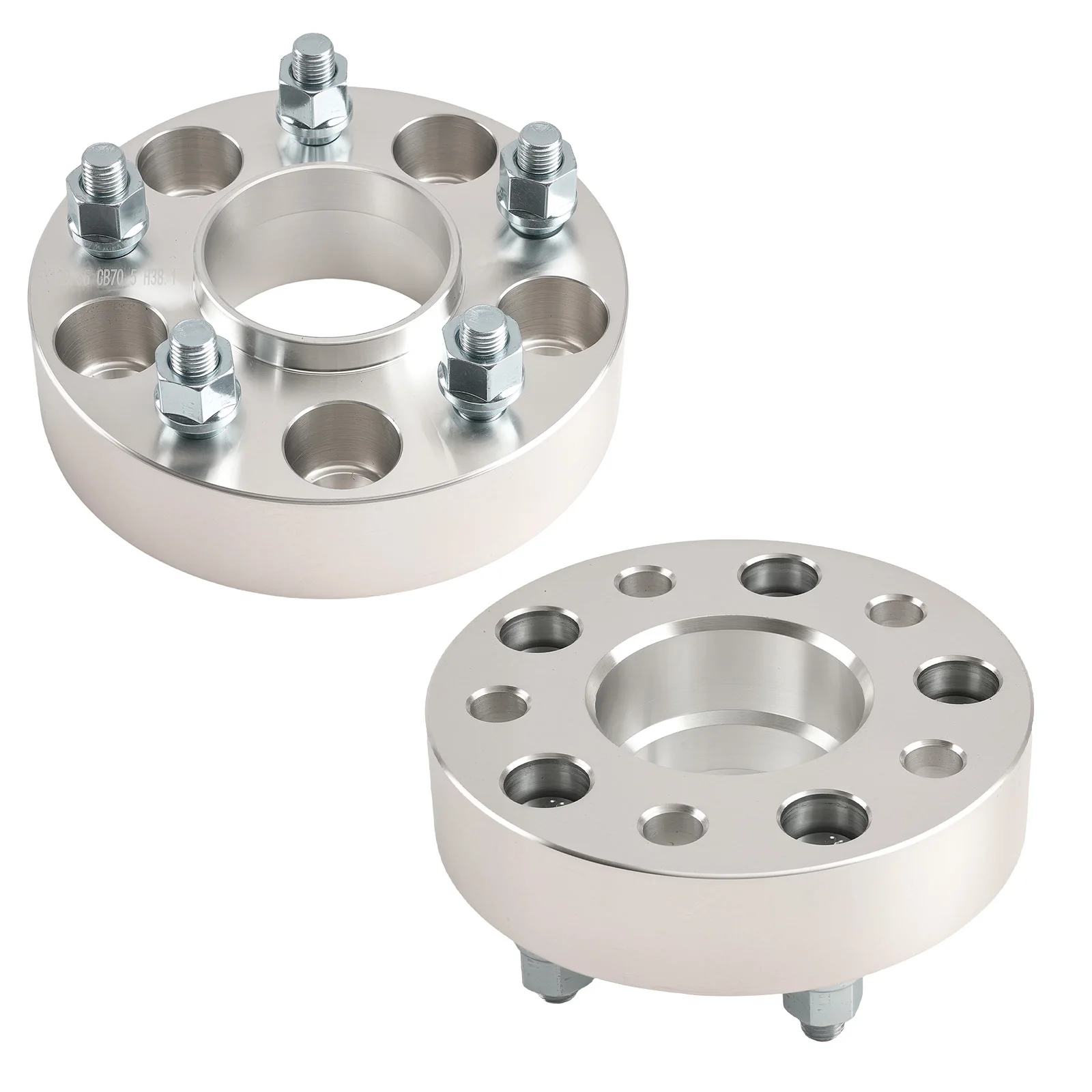 

Pair 1.5 inch T6 Wheel Spacers for Chevrolet Corvette Camaro 5x4.75 1984-2019