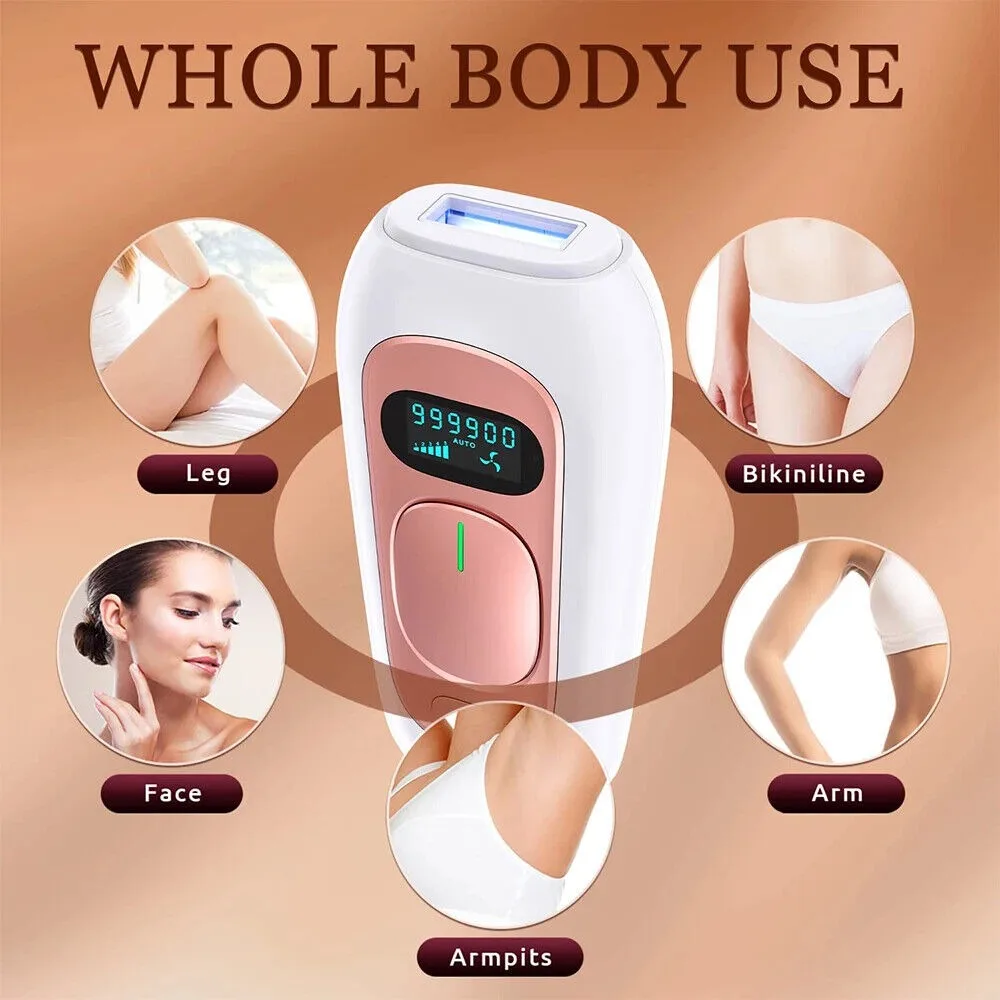 Home Pulsed IPL Hair Removal Portable Painless mini laser Epilator for Women & Men(AU plug)