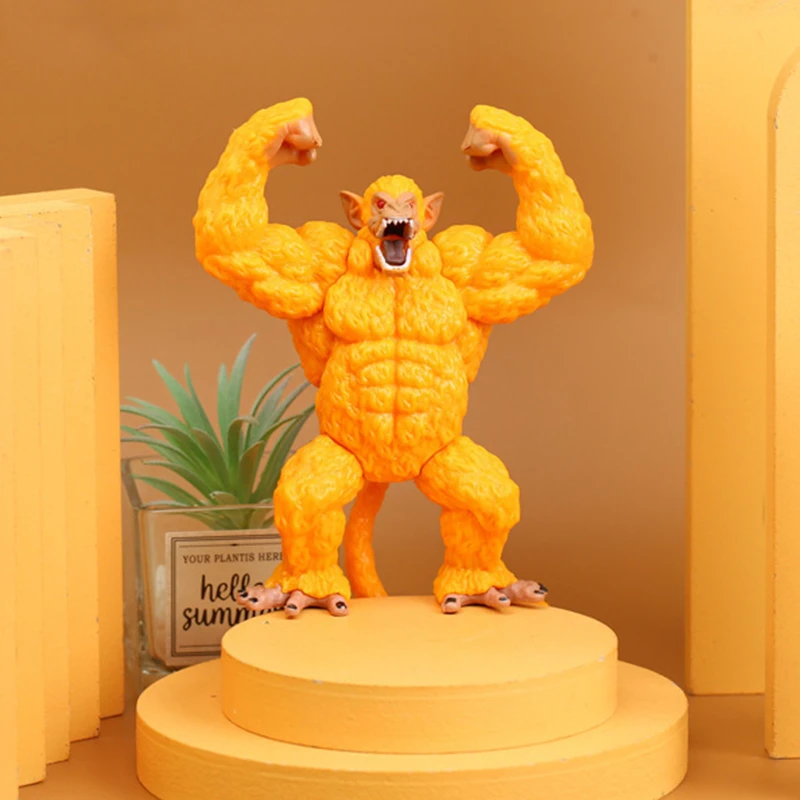 14CM Dragon Ball Z Anime Figure jouets Super Transformation doré grande singe gorille Action PVC Figurine modèle poupées cadeaux enfants