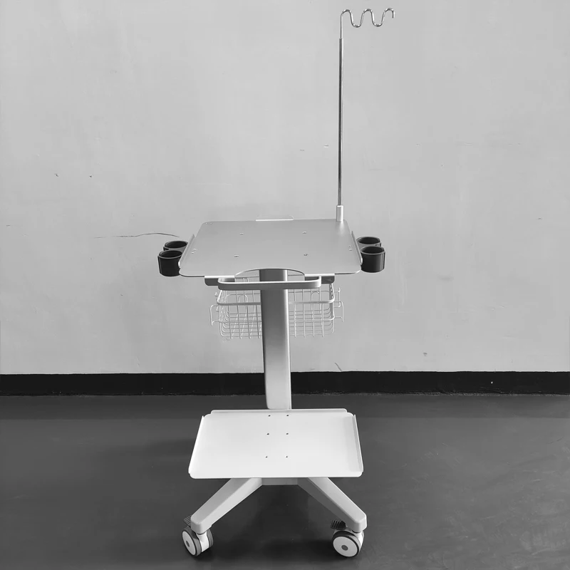 أداة الماسح الضوئي الطبي بالمستشفى بالموجات فوق الصوتية عربة متنقلة #5