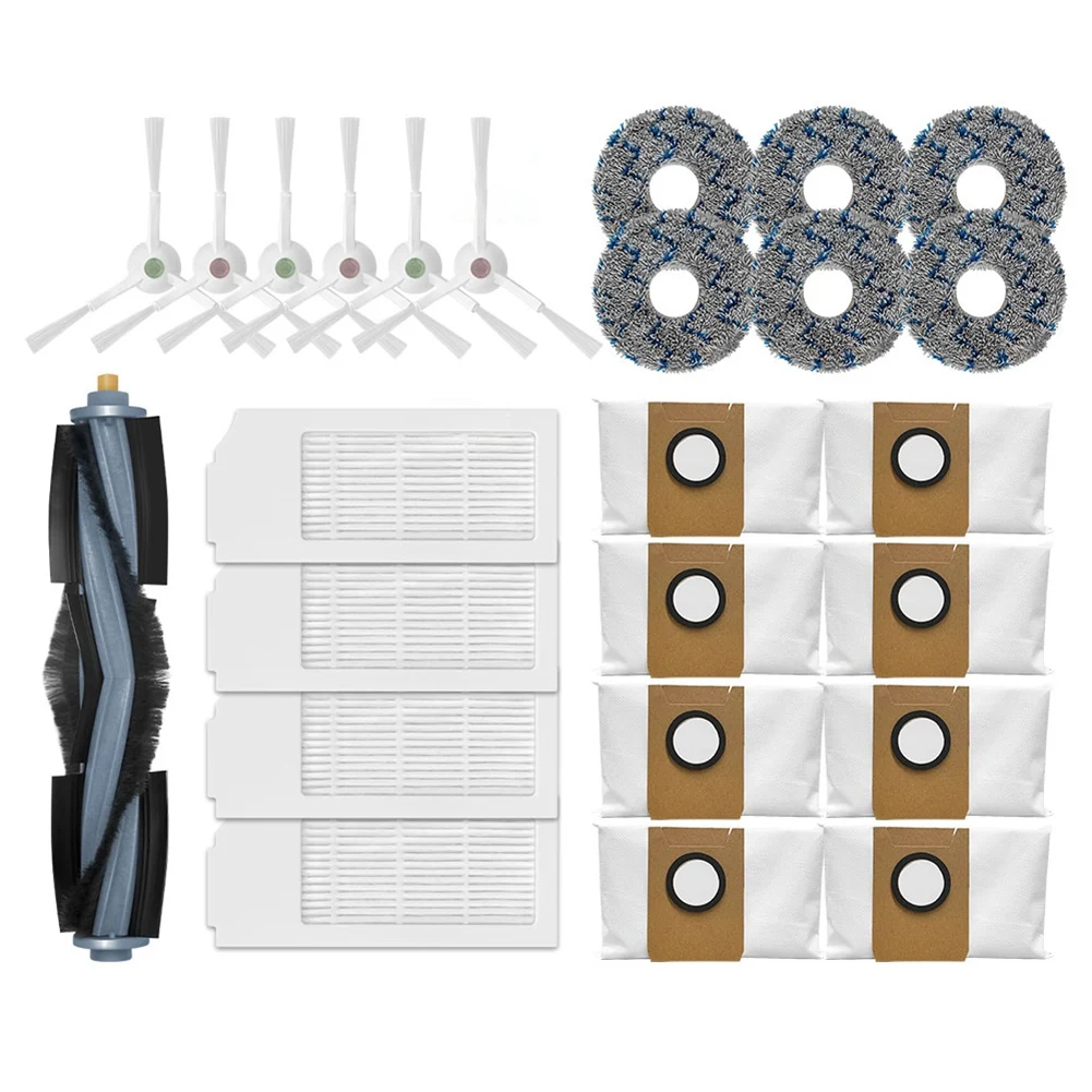 สําหรับ Ecovacs T10 Turbo / Omni แปรงด้านข้างหลัก Hepa Filter Mop Cloth อะไหล่ทดแทน