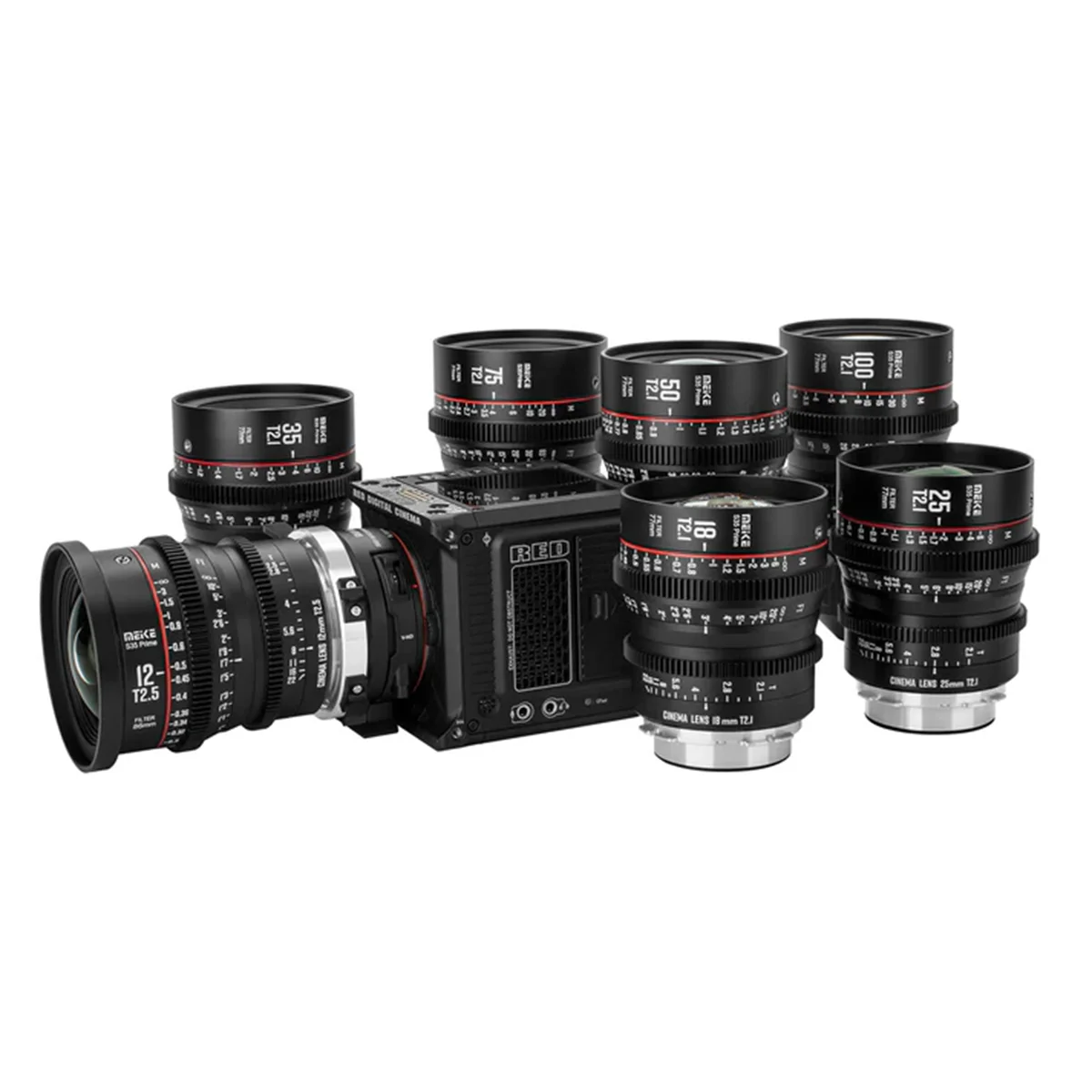 Meike Prime EF 마운트 및 PL 마운트 카메라용 시네마 카메라 시스템, 35mm T2.1 Super 35 프레임