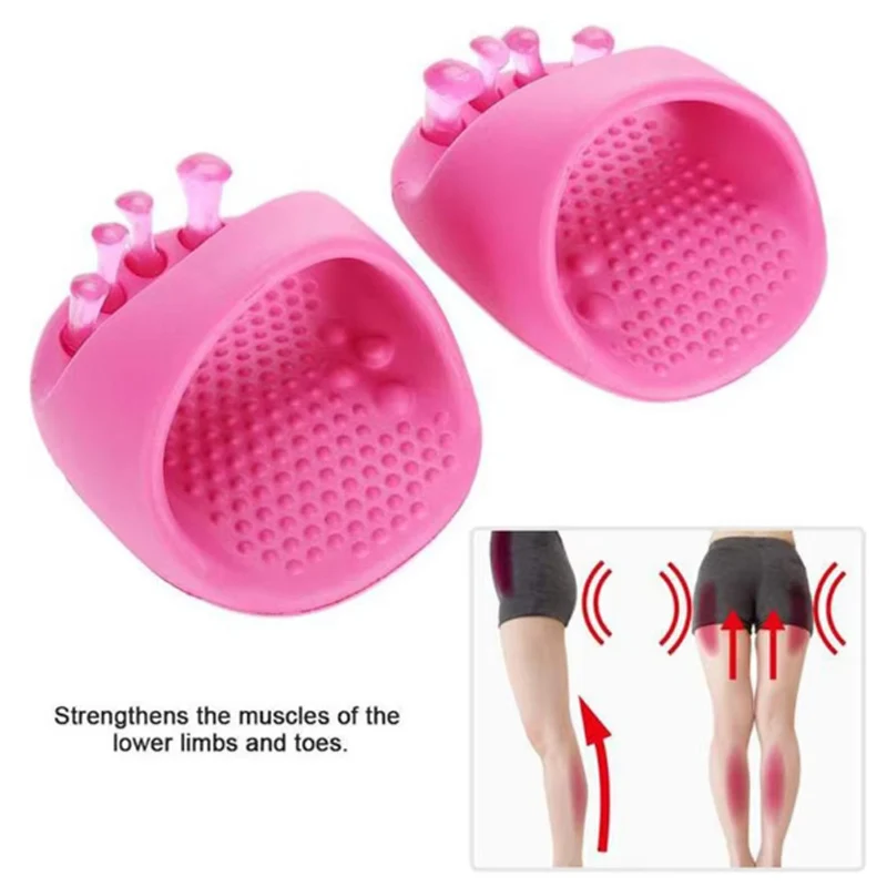 1Pair Bone Corrective Foot Massager O-shaped Leg Orthopedic Insoles Device Arch Support For Plantar Fasciitis Exerciser Slipper